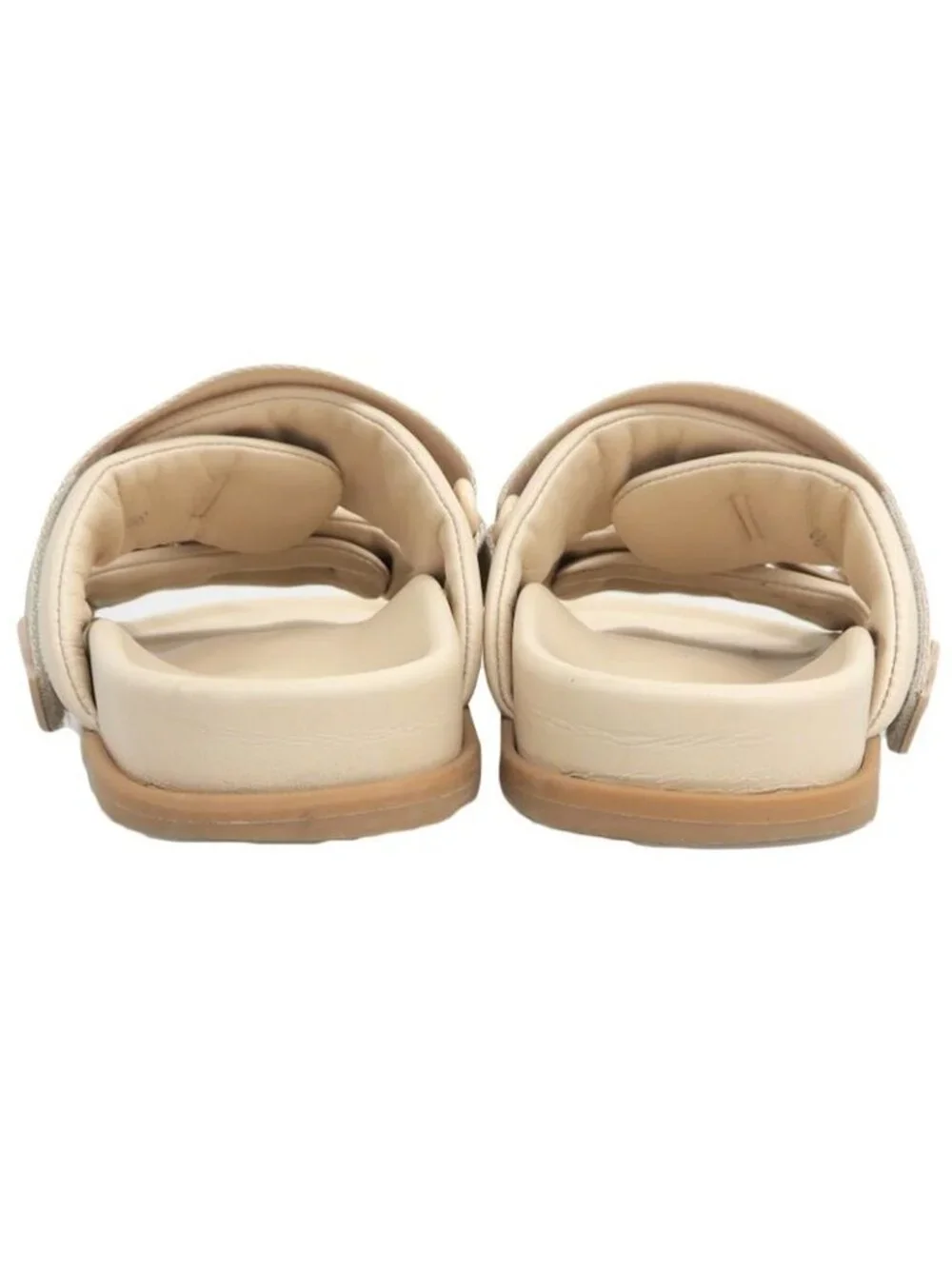 Moncler Sandals Shoes Beige 38 - Picture 5 of 6